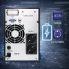 UPS QOLTEC Pure Sine Wave 1kVA 800W mit AVR und LCD-Anzeige
