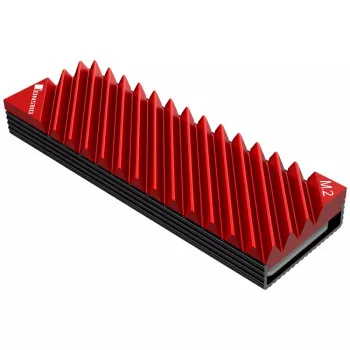 Heatsink/Kühler Jonsbo M.2-3 RED Schwarz Rot 24,4 mm 73 mm 9,6 mm