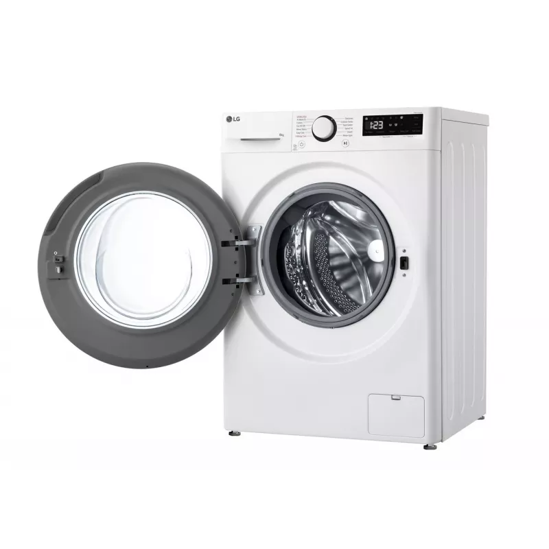 LG | Waschmaschine | F2WR508SWW | Energieeffizienzklasse A-10% | Frontlader | Waschkapazität 8 kg | 1200 U/min | Tiefe 47,5 cm | Breite 60 cm | Display | LED | Dampffunktion