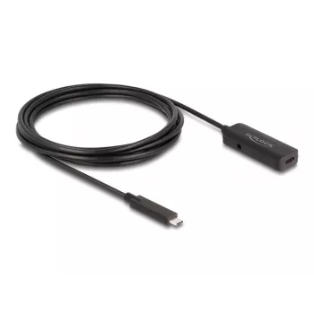 USB-Kabel DeLOCK 80027 3 m USB-C Schwarz