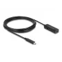 USB-Kabel DeLOCK 80027 3 m USB-C Schwarz
