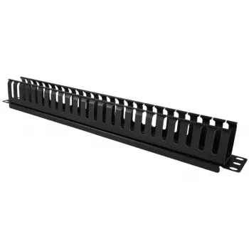 Kabelbox Alantec PK008 Wandorganizer 1U schwarz Metall/Kunststoff