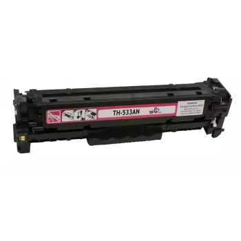 Toner TB kompatibel mit HP CC533A, 100 % neu, Magenta