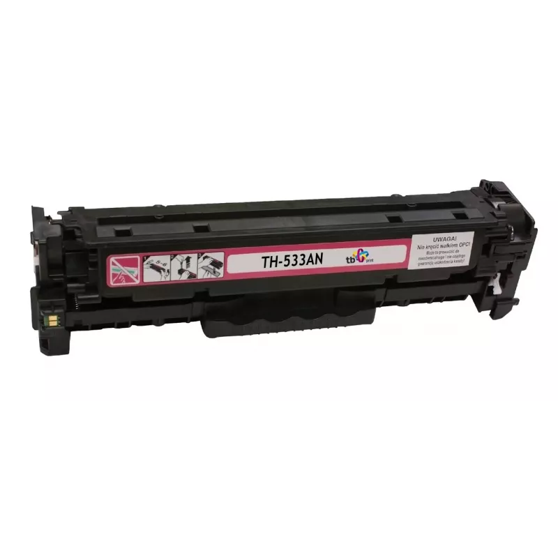 Toner TB kompatibel mit HP CC533A, 100 % neu, Magenta