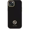 GUESS | GUHCP15M4DGPK | Backcover | Apple | iPhone 15 Plus/14 Plus | TPU, Silikon, Mikrofaser | Schwarz