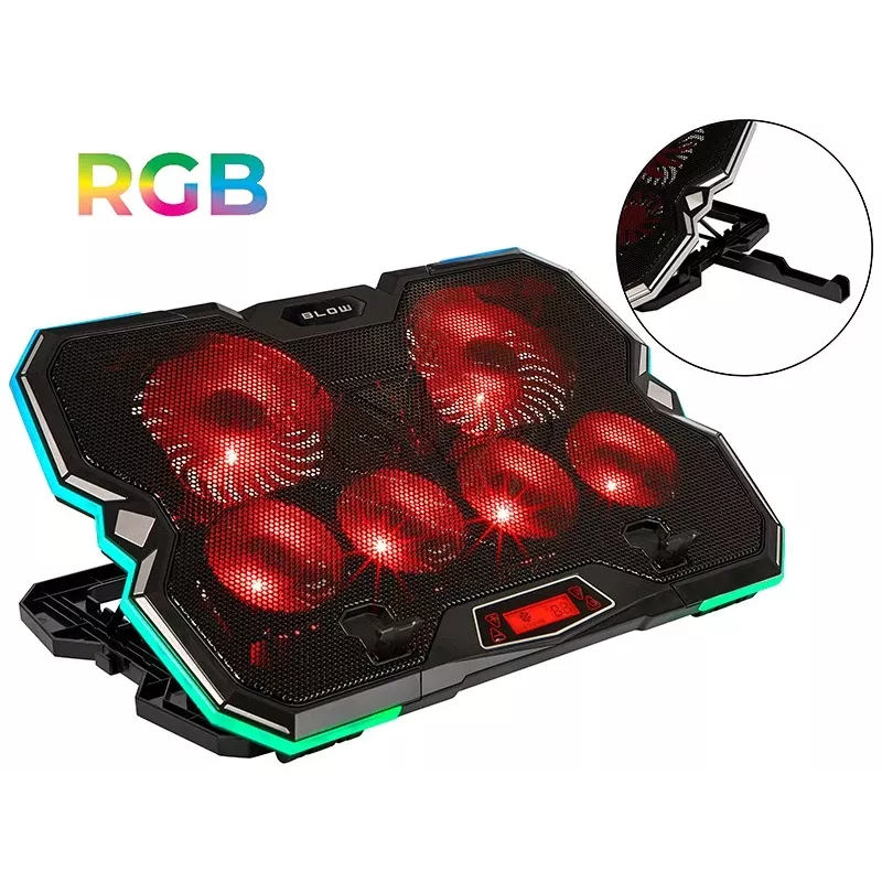 6 FAN VORTEX RGB Laptop-Kühlpad