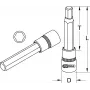 Steckschlüsselsatz KS Tools 911.1330 1/2 Zoll metrisch 2,2 cm Durchmesser