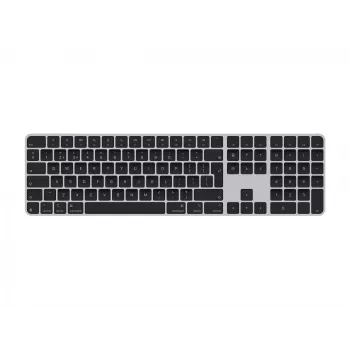 APPLE Magic Keyboard mit Touch ID und Ziffernblock für Mac-Modelle mit Apple Silicon – Britisches Englisch – Schwarze Tasten