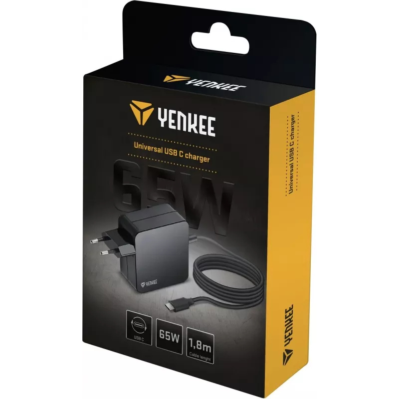 Universal-Netzteil / Smartphone / Tablet / Laptop / Power Delivery Charger USB C 65W 1,8m