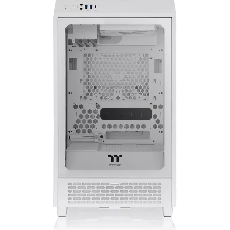 Thermaltake The Tower 200 Micro-Tower Mini-ITX-Gehäuse mit Sichtfenster weiß