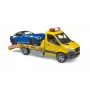 Abschleppwagen BRUDER 02675 Gelb ABS für Kinder ab 4 Jahren