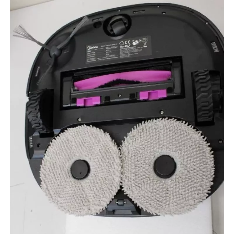 AUSVERKAUFT. Midea V15 Saugroboter | AUSVERKAUFT. Midea Saugroboter | V15 | Nass&Trocken | 5200 mAh | Staubbehälter 3 L | 16200 Pa | Schwarz | GEBRAUCHT, SCHMUTZIG, ZERKRATZT