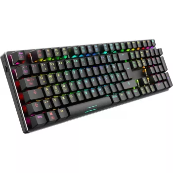 SKILLER SGK36W, Gaming Keyboard schwarz, DE-Layout, Huano Red