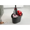 VILEDA Wischmopp Ultramax XL Box — waschbarer Mikrofaser-360°-Drehkopf, faltbar, für Hartböden
