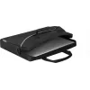 Laptoptasche DEFENDER Lite 39,6 cm (15,6 Zoll) Schwarz/Grau, Polyester, Reißverschluss, Tragegriff, abnehmbarer Schultergurt