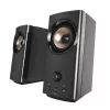 CREATIVE T60 2.0 Kompakte Hi-Fi Desktop-Lautsprecher mit klarem Dialog und Surround durch Sound Blaster SmartComms Kit, USB-C Audio-, Mikrofon- und Headset-Anschlüsse B