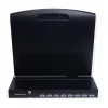 Rack-Konsole VALUE 26.99.0123, 43,2 cm (17 Zoll) LCD, 1280×1024, 1U, französische Tastatur, schwarz