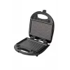 Blaupunkt SMS611 Sandwichmaker mit Antihaftbeschichtung, Grillfunktion, Toastfunktion, Kühlgriff-Gehäuse Schwarz, Silber (SMS611)