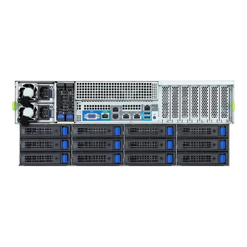 4U Rack Server GIGABYTE S453-S70-AAV1 — Dual-Sockel LGA4677, DDR5, 16 DIMM, 38x 2,5 Zoll/M.2, 1600W redundantes Netzteil (80 PLUS Titanium)