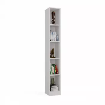 top e shop Bücherregal REGAŁ R25 25 cm Weiß – einteiliges Bücherregal