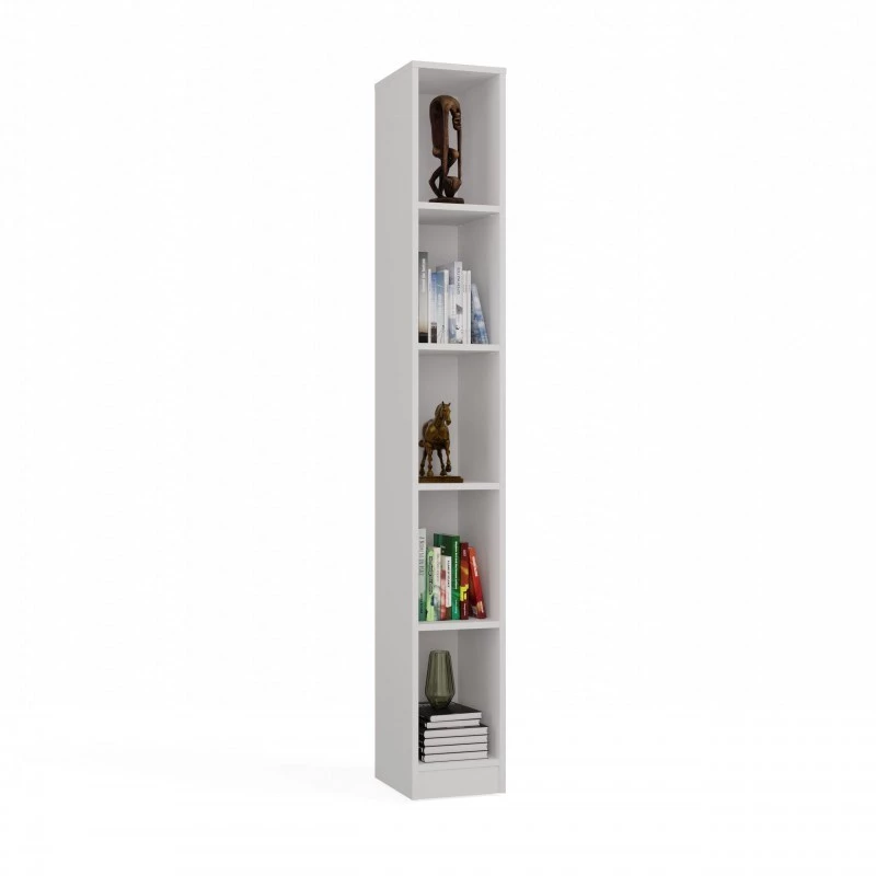 top e shop Bücherregal REGAŁ R25 25 cm Weiß – einteiliges Bücherregal