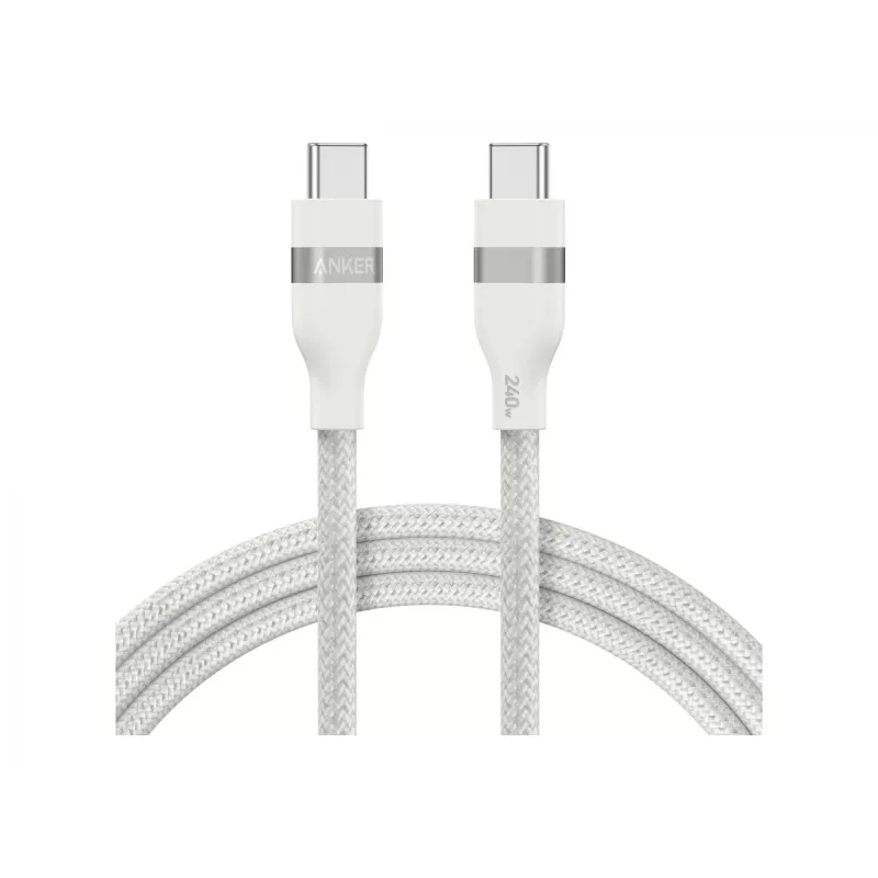 USB-C-auf-USB-C-Kabel Anker A82E2 — USB 2.0, 0,9 m, weiß