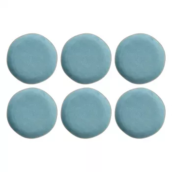 Dinner plates Rose&Tulipani Concerto Fuse Azzurro Set mit 6, 27 cm