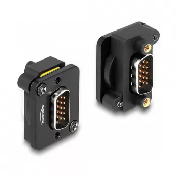 DeLOCK D-Type-Modul VGA Stecker auf Stecker Schwarz 31 mm x 25 mm x 16 mm