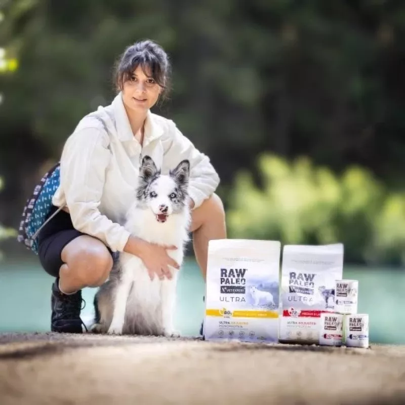 RAW PALEO Adult Monoprotein Ente - Nassfutter für Hunde - 800 g