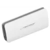 Tragbares Ladegerät Esperanza EMP106WE Radium — 8000 mAh, 3-Geräte-Ausgang, Micro-USB-Eingang, 5V/2A & 5V/1,5A/1A Ausgänge, grau