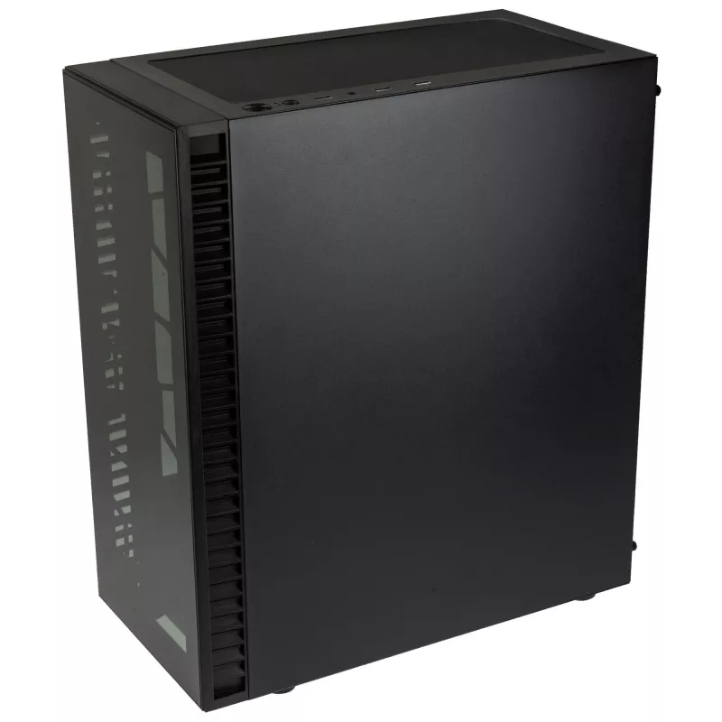 Computergehäuse Kolink Observatory HF Glass Core Midi-Tower – Schwarz