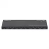 Manhattan 4K@60Hz 8-Port HDMI-Splitter mit Downscaling, verteilt ein HDMI-Eingangssignal auf acht HDMI-Ausgänge (1x8), 18G, EDID-Schalter für Downscaling, Schwarz