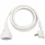 brennenstuhl H05VV-F 3G1,5 - Strom-Verlängerungskabel - CEE 7/4 (W) auf CEE 7/4 (M) - 3,0 m - Weiß (1168980230)