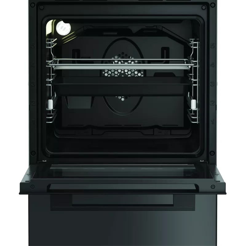 Whirlpool Herd | W5G8LMSWTA | Kochfeldtyp Gas | Ofentyp Elektro | Anthrazit | Breite 50 cm | Tiefe 60 cm | 60 L