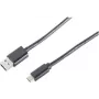 USB-Kabel ShiverPeaks BS14-10005 1 m USB A USB C Schwarz