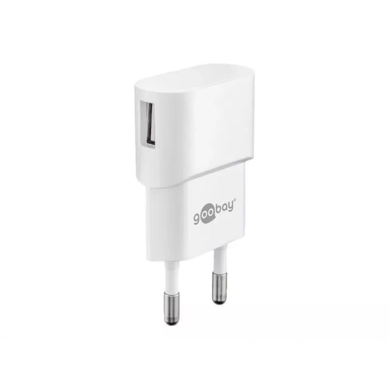 Goobay | USB-Ladegerät Netzsteckdose | 44948 | USB 2.0 Anschluss A | Netzadapter