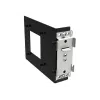 Railschelle Axis 02361-001 Schwarz 95 mm x 119 mm
