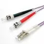 VALUE LWL-Kabel 50/125µm OM4, LC/ST, Violett 1,0m (21.99.8771)