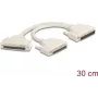 DeLOCK 67161 Serielles Kabel Beige 0,3 m DB-37