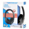 Esperanza Libero EH163K Kopfhörer kabellos Bügel Musik Mini-USB Bluetooth Schwarz