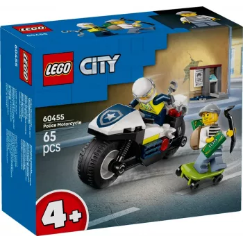 LEGO City Polizei-Motorradjagd Set 60455 — 65 Teile, 2 Minifiguren, ab 4 Jahren