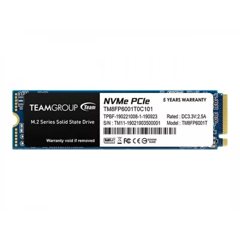SSD-Festplatte Team Group 1 TB M.2 PCI Express 3.0 NVMe MP33