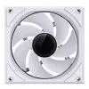 120-mm-Gehäuselüfter Jonsbo ZK-120W Reverse ARGB Weiß, 120 mm PWM, gesleevtes Kabel