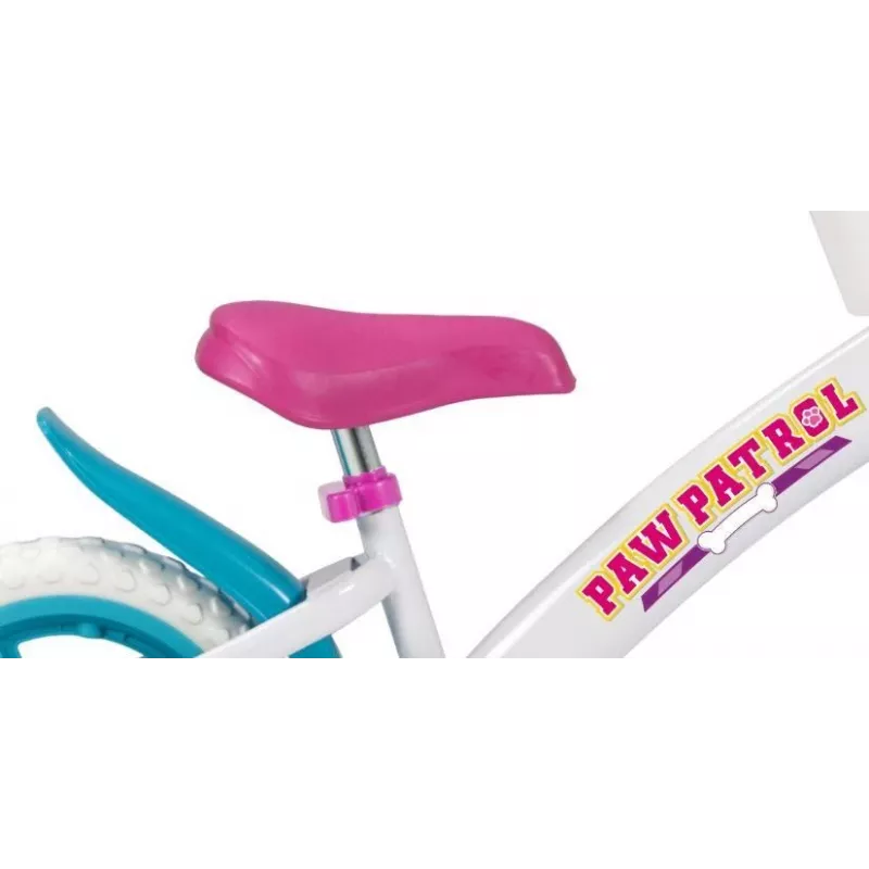 Kinderfahrrad Toimsa TOI1181, 12-Zoll-Räder, weiß, Paw Patrol-Design