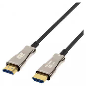 EFB Elektronik HDMI Glasfaserkabel AOC Active 4K60Hz schwarz - Digital/Display/Video - 20 m (HDMI-20-00008)