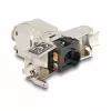 Netzwerkkabel-Koppler DeLOCK 88198 LSA auf LSA Cat.6A STP 31,6 mm Edelstahl