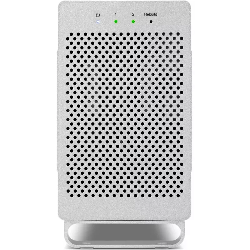 OWC Mercury Elite Pro Dual Weiß – externes Gehäuse für 2× 3,5-Zoll-SATA-Festplatten, RAID 0/1/SPAN, USB Typ‑B