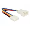 Internes Netzkabel DeLOCK 85360 0,1 m 4-Pin PWM