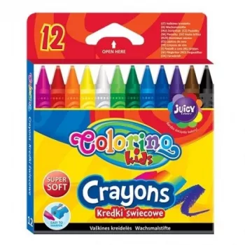 Colorino Kinder Wachsmalkreiden 12 Farben