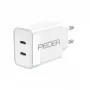 Ladegerät PEDEA Schnellladegerät Dual PD 40W USB Type-C/C Weiß – dualer PD-Ausgang, 40 W gesamt, USB-C auf USB-C